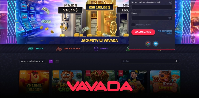 Vavada – hazard na najwyższym poziomie